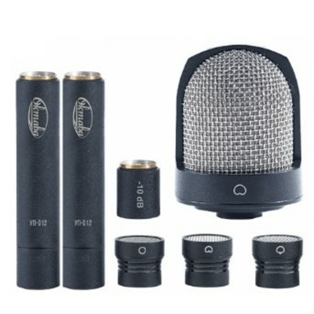 Микрофоны стереопара Октава МК-012-10 стереопара черный в картон. упак