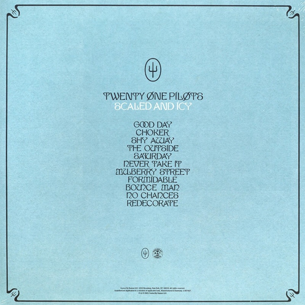 Пластинка LP Twenty One Pilots - Scaled And Icy (Crystal Clear Vinyl)