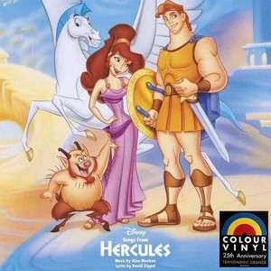 Пластинка LP Alan Menken, David Zippel - Songs From Hercules (Orange Transparent Vinyl)
