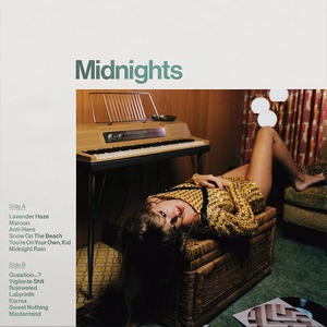 Пластинка LP Taylor Swift - Midnights (Jade Green Marbled Vinyl)