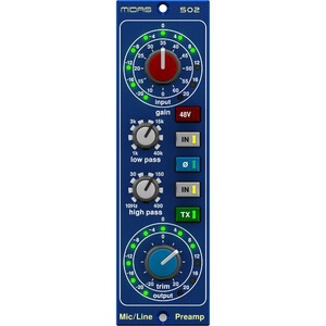 Микрофонный предусилитель Midas MICROPHONE PREAMPLIFIER 502 V2