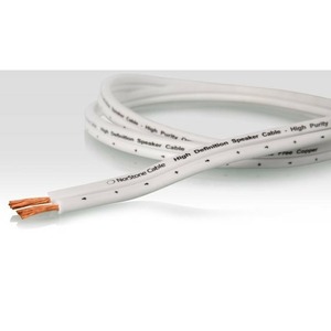 Кабель акустический с катушки двухжильный Norstone Classic White W150-100 1.0m
