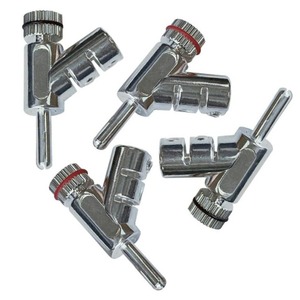 Разъем "Банана" WireWorld BANLK04 Silver Locking Banana plug (4 штуки)