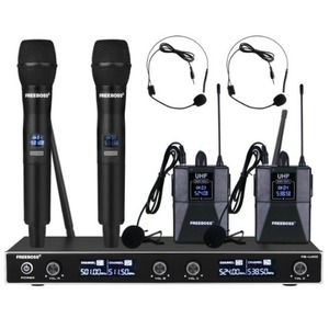 Радиосистема на четыре микрофона FREEBOSS FB-U400H2