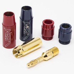 Разъем Банана Van Den Hul BERRI Banana Gold Plated Bus 6.5mm Red