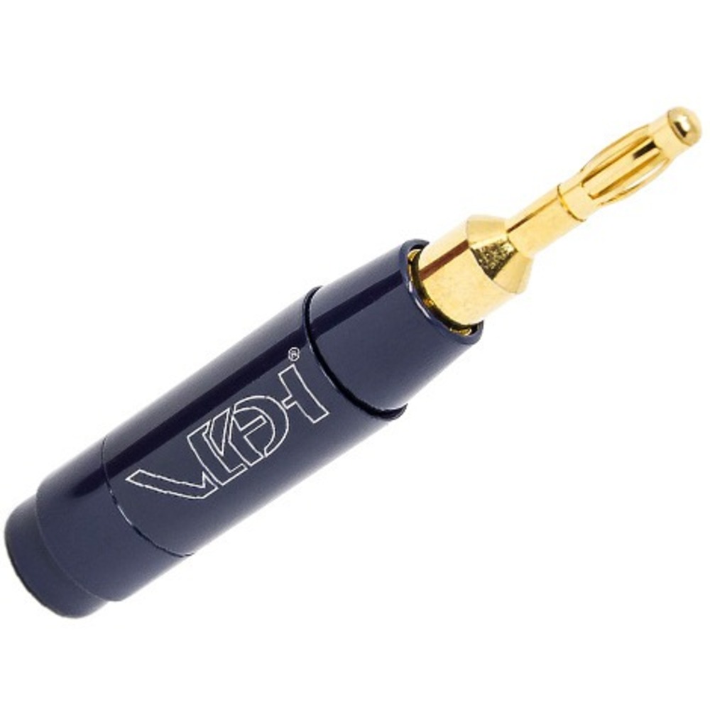 Разъем Банана Van Den Hul BERRI Banana Gold Plated Bus 6.5mm Blue