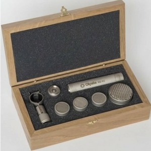Вокальный микрофон (конденсаторный) Октава МК-012-20 никель в деревянном футляре