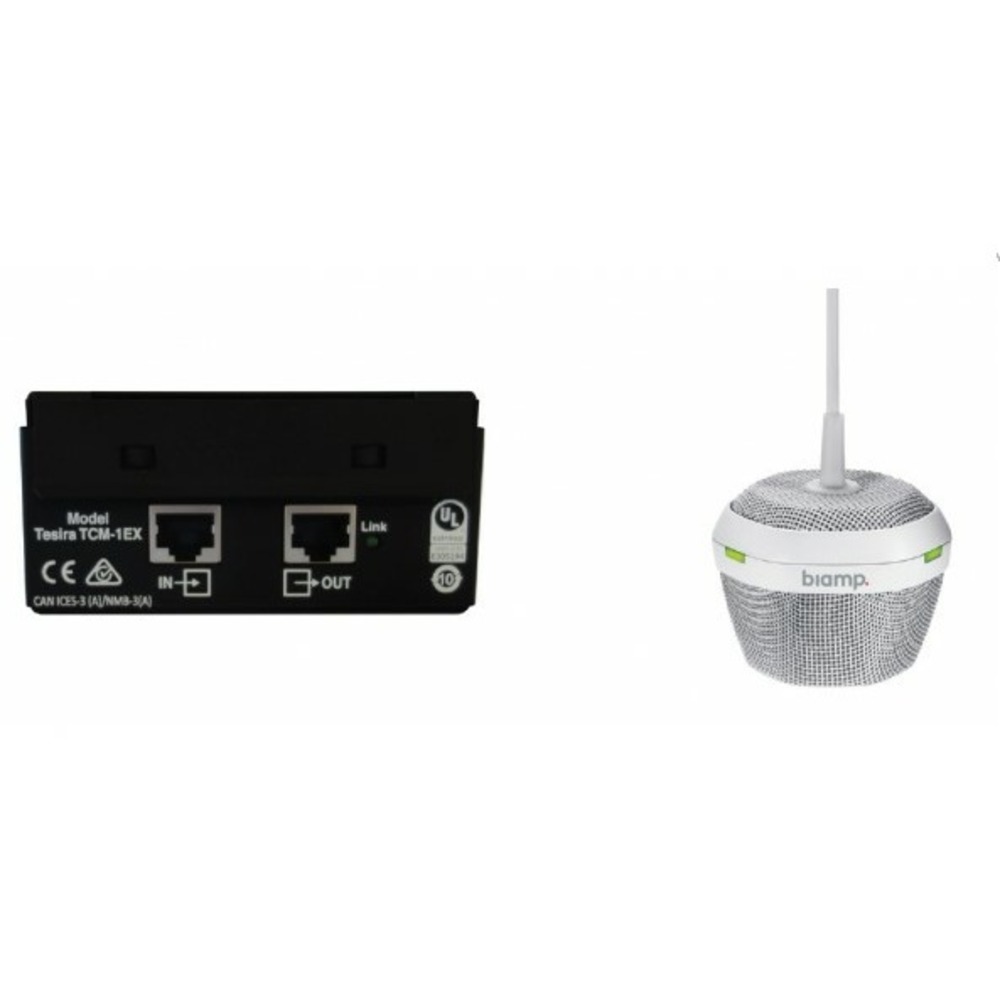 Микрофон поверхностный Biamp Parle TCM-1EX White