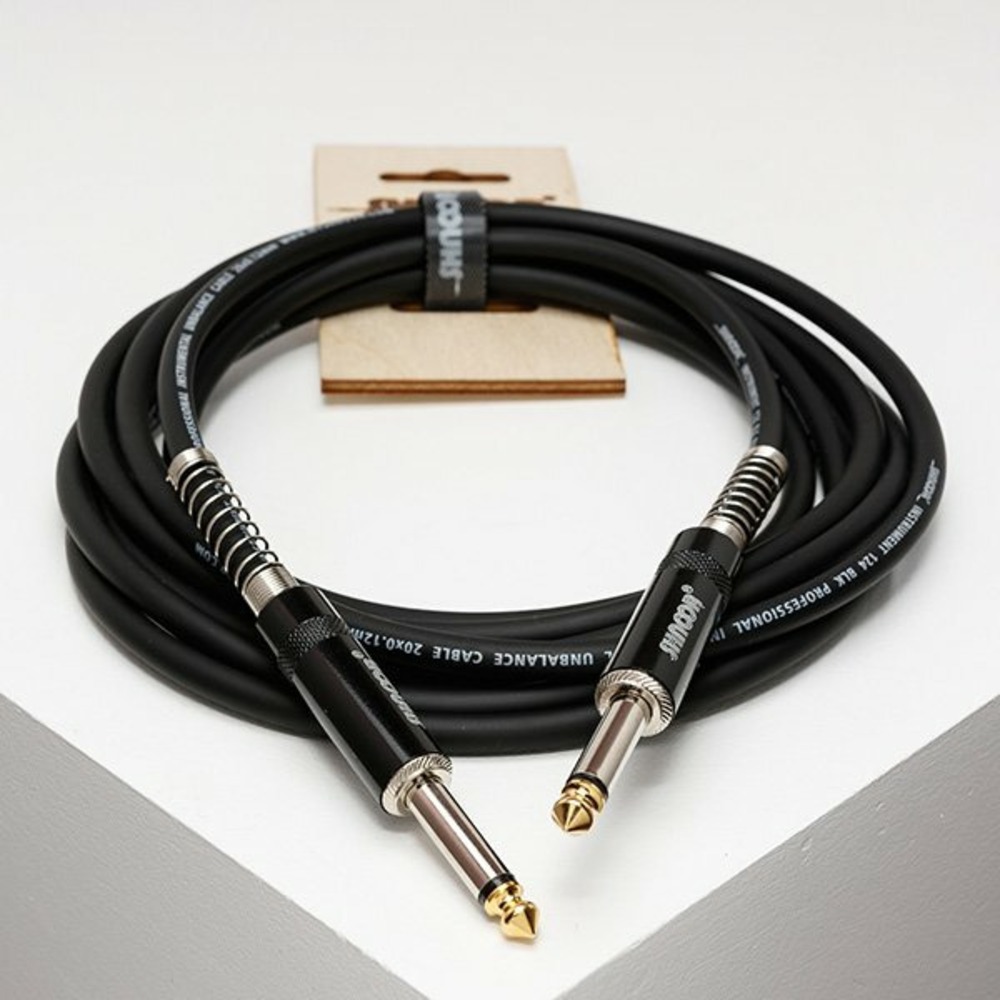 Кабель аудио 1xJack - 1xJack Shnoor IC124-JMe-B 5.0m