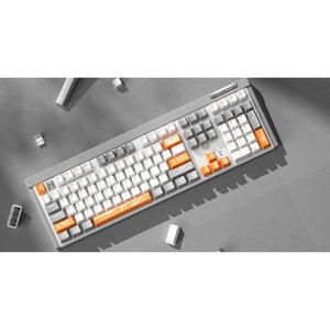 Клавиатура игровая AULA F3050 gray+white