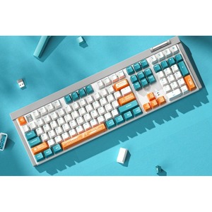 Клавиатура игровая AULA F3050 green+white