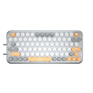 Клавиатура игровая AULA F3680 gray+white
