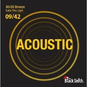 Струны для акустической гитары BlackSmith 80/20 Bronze Extra Thin Light 09/42