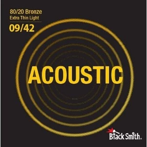 Струны для акустической гитары BlackSmith 80/20 Bronze Extra Thin Light 09/42