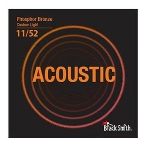 Струны для акустической гитары BlackSmith Phosphor Bronze Custom Light 11/52