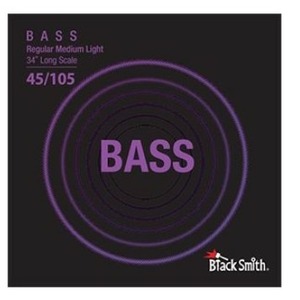 Струны для бас-гитары BlackSmith Bass Regular Medium Light 34" Long Scale 45/105