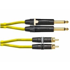 Кабель аудио 2xRCA - 2xRCA Cordial CEON DJ RCA 1.5 Y 1.5m