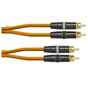 Кабель аудио 2xRCA - 2xRCA Cordial CEON DJ RCA 1.5 O 1.5m