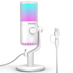 USB микрофон Maono DM30RGB white
