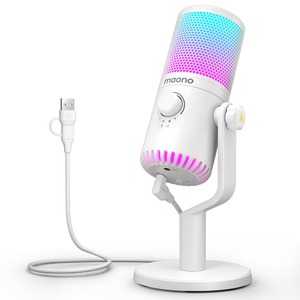 USB микрофон Maono DM30RGB white