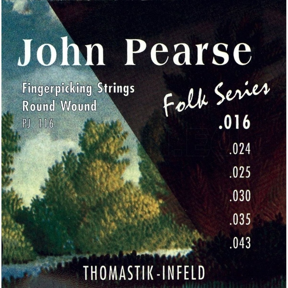 Струны для акустической гитары Thomastik John Pearse PJ116