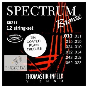 Струны для акустической гитары Thomastik Spectrum SB211T