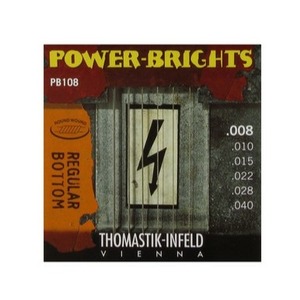 Струны для электрогитары Thomastik Power Brights PB108T