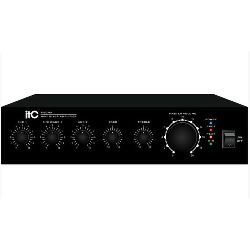 Микшер-усилитель универсальный ITC T-120 MA