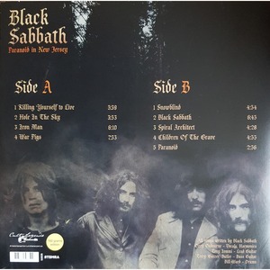 Пластинка LP Black Sabbath - Paranoid In New Jersey