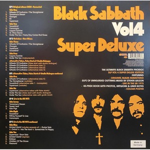 Пластинка LP Black Sabbath - Black Sabbath Vol. 4 Super Deluxe