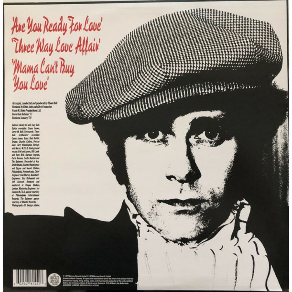 Пластинка LP Elton John - The Thom Bell Sessions 77