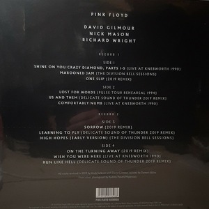Пластинка LP Pink Floyd - The Later Years 1987-2019