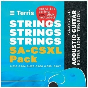 Струны для акустической гитары TERRIS SA-CSXL-Pack