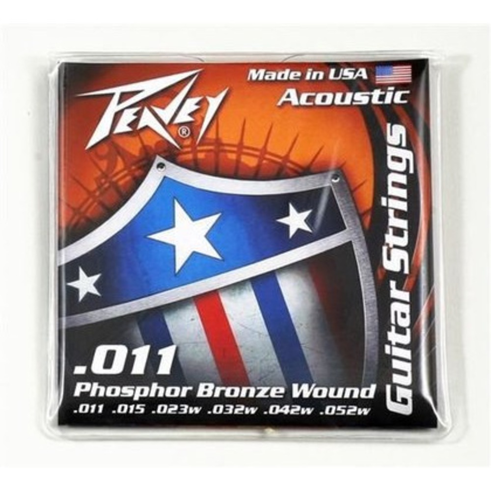 Струны для акустической гитары PEAVEY Phosphor Bronze-Balanced 11-52