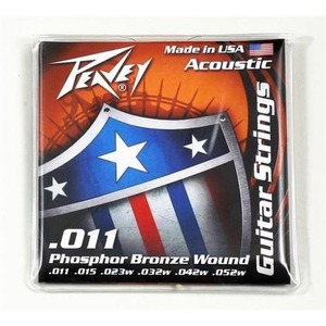 Струны для акустической гитары PEAVEY Phosphor Bronze-Balanced 11-52