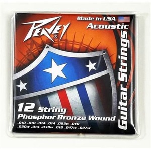 Струны для акустической гитары PEAVEY Phosphor Bronze-Balanced 12-53