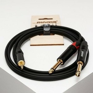 Кабель аудио 1xMini Jack - 2xJack Shnoor MJ2JM 15.0m