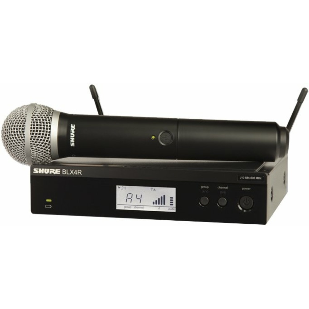 Радиосистема с ручным передатчиком Shure BLX24RE/PG58 K3E 606-638 MHz