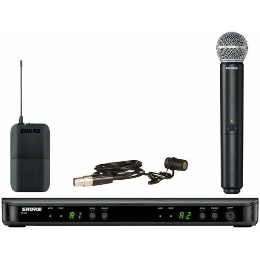 Радиосистема комбинированная Shure BLX1288E/W85 K3E 606-638 MHz