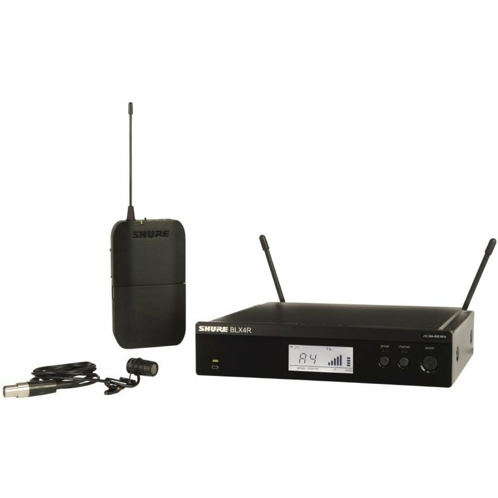 Радиосистема с петличным микрофоном Shure BLX14RE/PG85 K3E 606-638 MHz