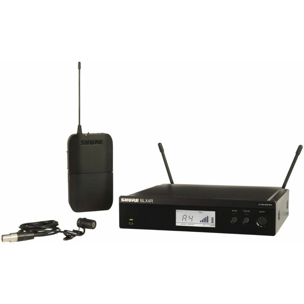 Радиосистема с петличным микрофоном Shure BLX14RE/W85 K3E 606-638 MHz