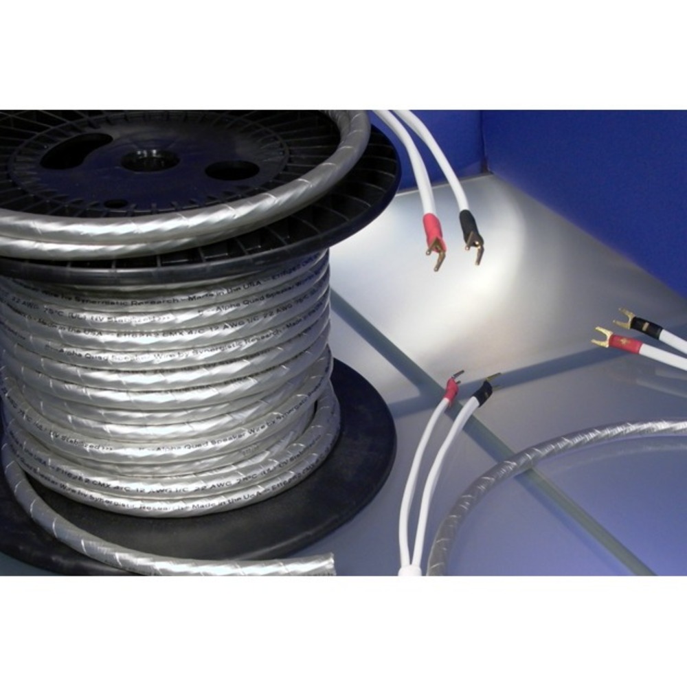 Кабель акустический с катушки Bi-Wire Synergistic Research Tesla Quad Speaker Cable