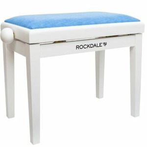 Банкетка для пианино Rockdale RHAPSODY 131 SV WHITE ROYAL BLUE