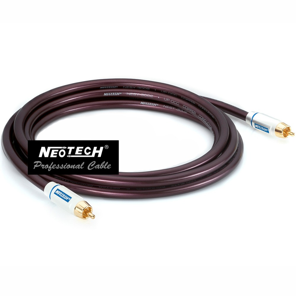 Кабель сабвуферный 1xRCA-1xRCA Neotech NESW-3002 6.0m