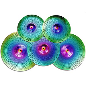 Тарелка для ударной установки KINGDO LOW VOLUME SET 14"+16"+20" RAINBOW