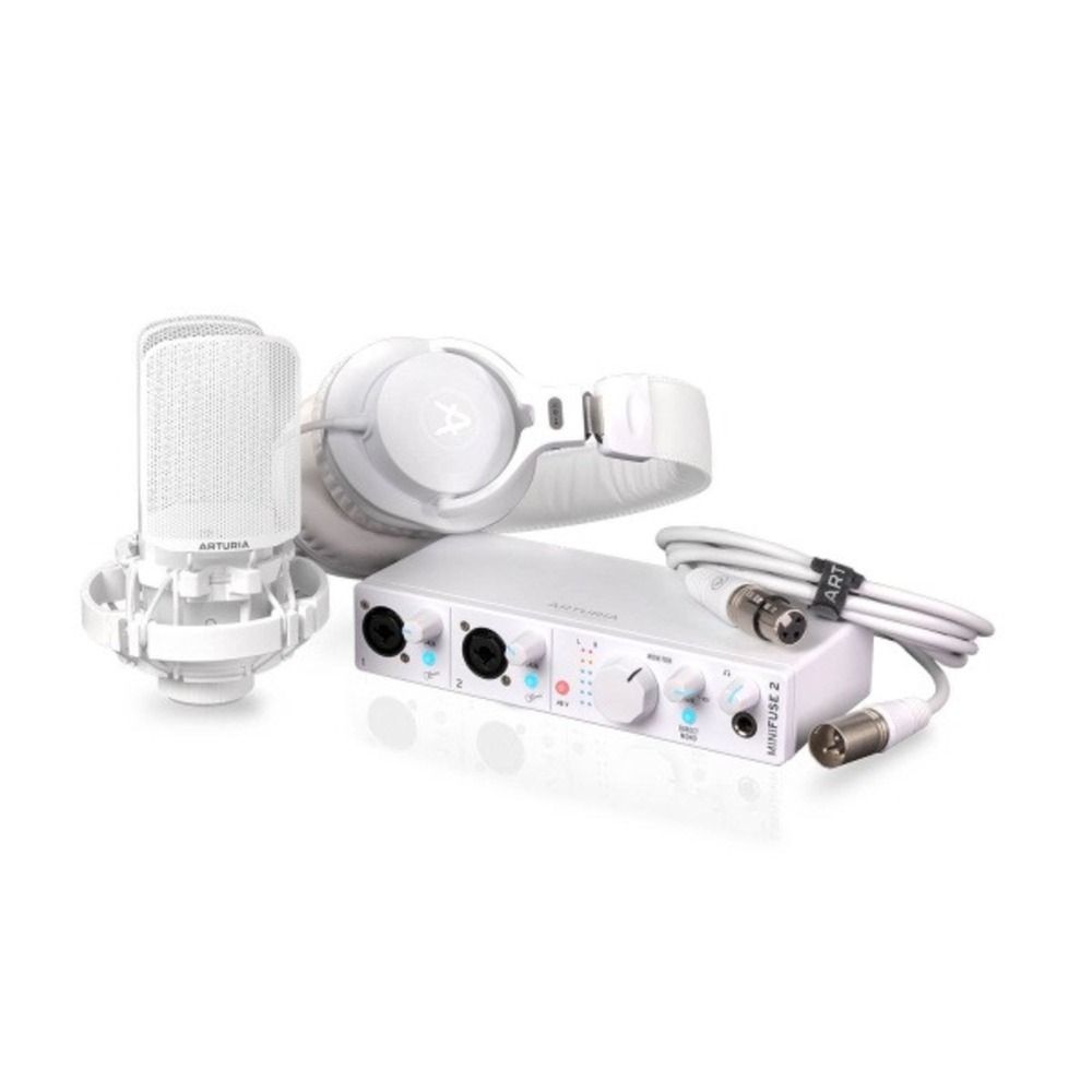 Комплект оборудования для звукозаписи Arturia MiniFuse Recording Pack White