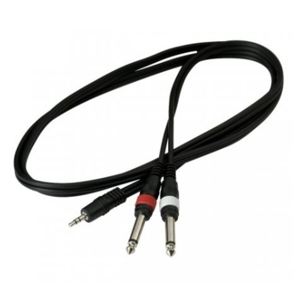 Кабель аудио 1xMini Jack - 2xJack Rockcable RCL 20912 D4 1.5m