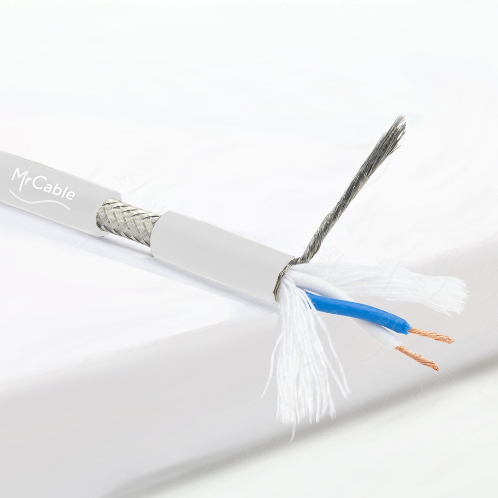 Кабель микрофонный в нарезку MrCable VULCAN P23 WHT