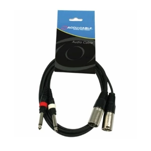 Кабель аудио 2xJack - 2xXLR American DJ AC-2XM-2J6M/1.5 1.5m