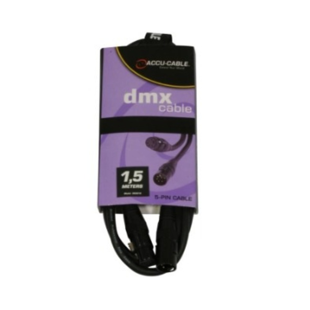Кабель DMX с разьемами American DJ AC-DMX5/1.5 1.5m